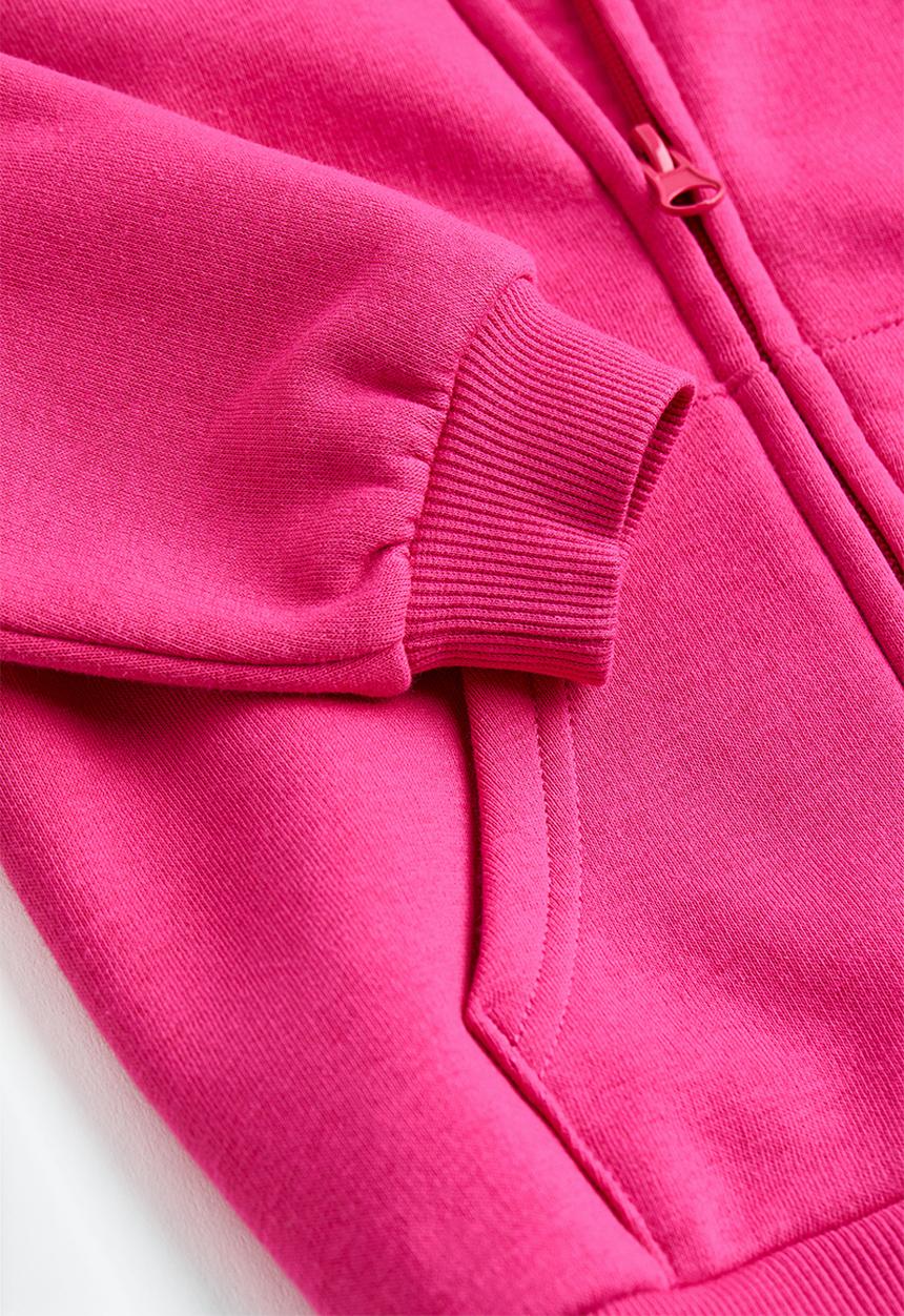 H&M - Zip-through hoodie - cerise