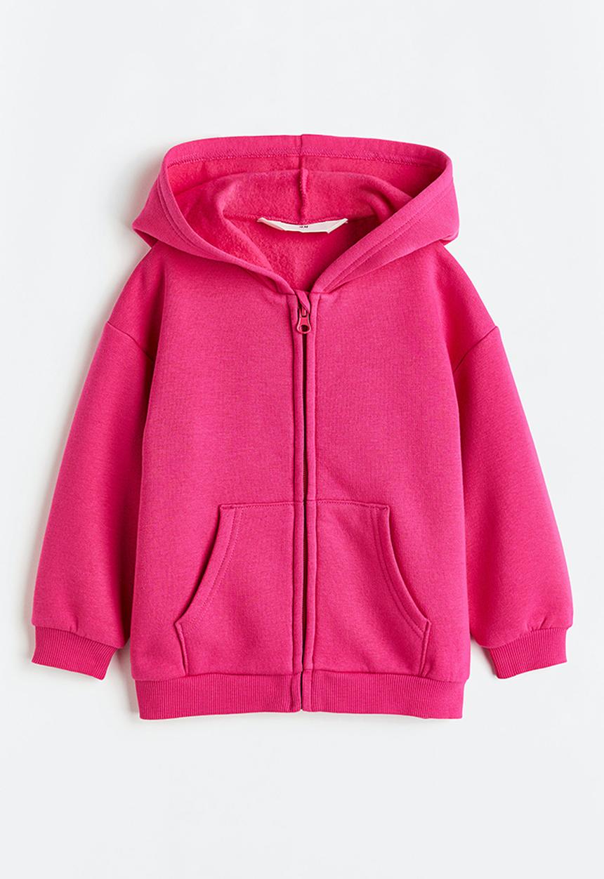 H&M - Zip-through hoodie - cerise