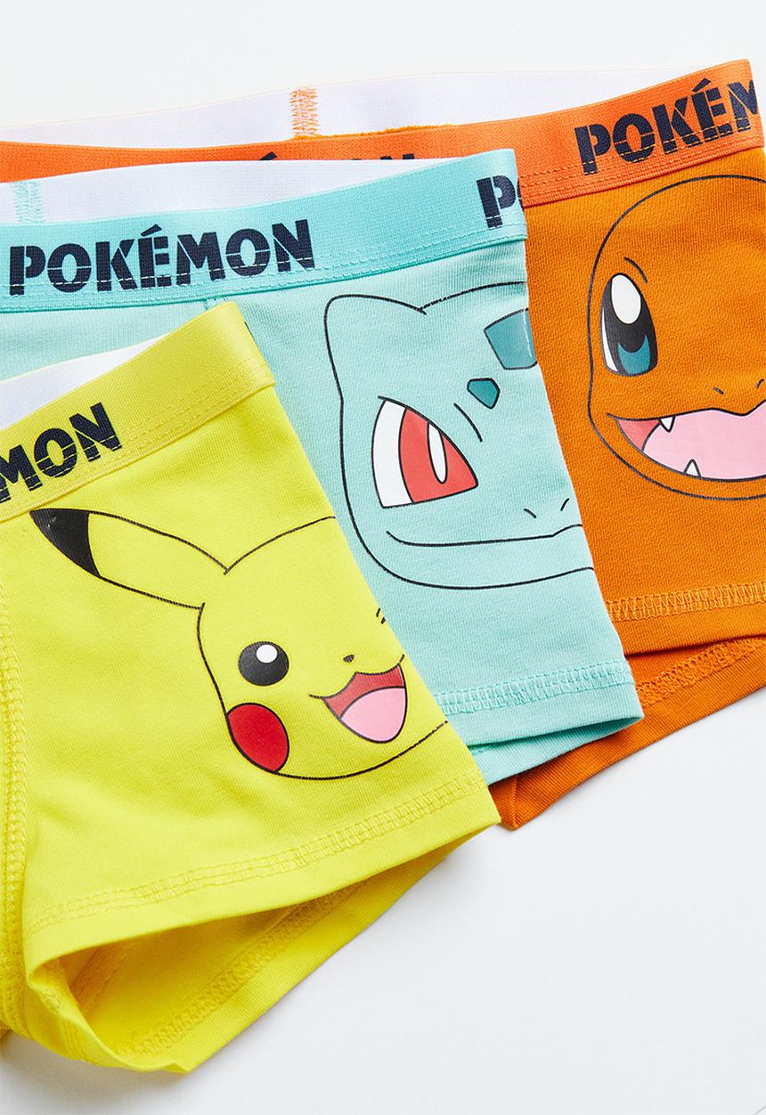 H&M - 5-pack boxer shorts - turquoise/pokémon