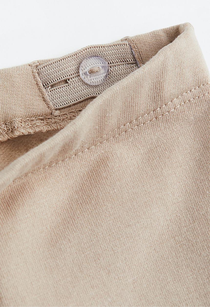 H&M - Brushed-inside leggings - beige/bunnies