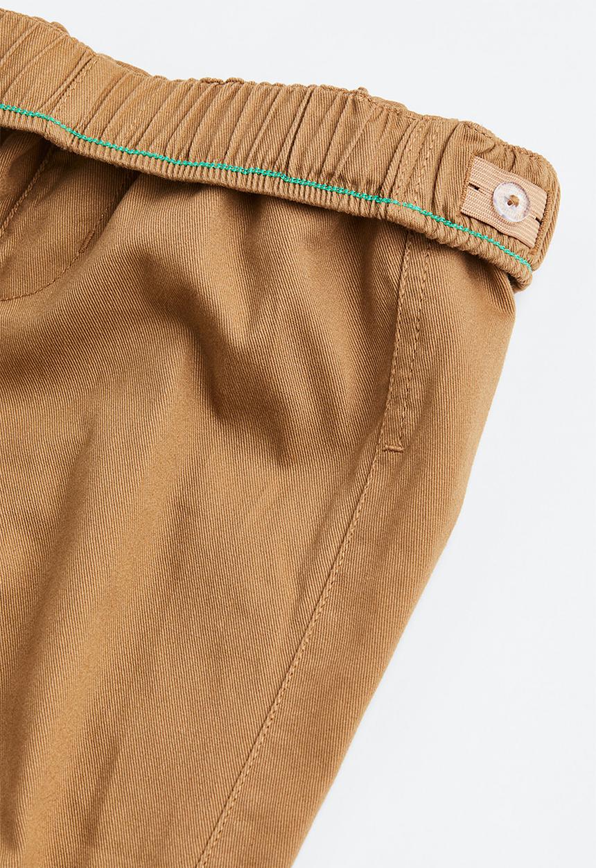 H&M - Twill joggers - light brown