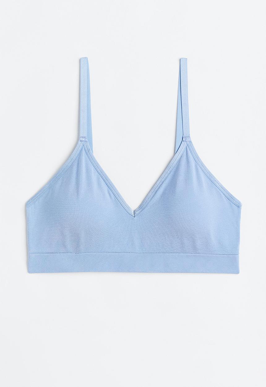 H&M - Padded bra - light blue
