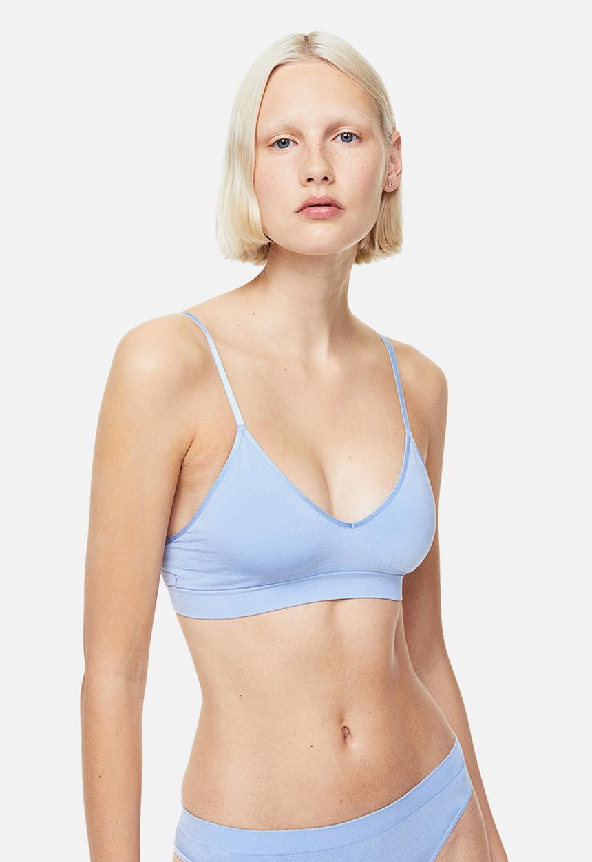 H&M - Padded bra - light blue