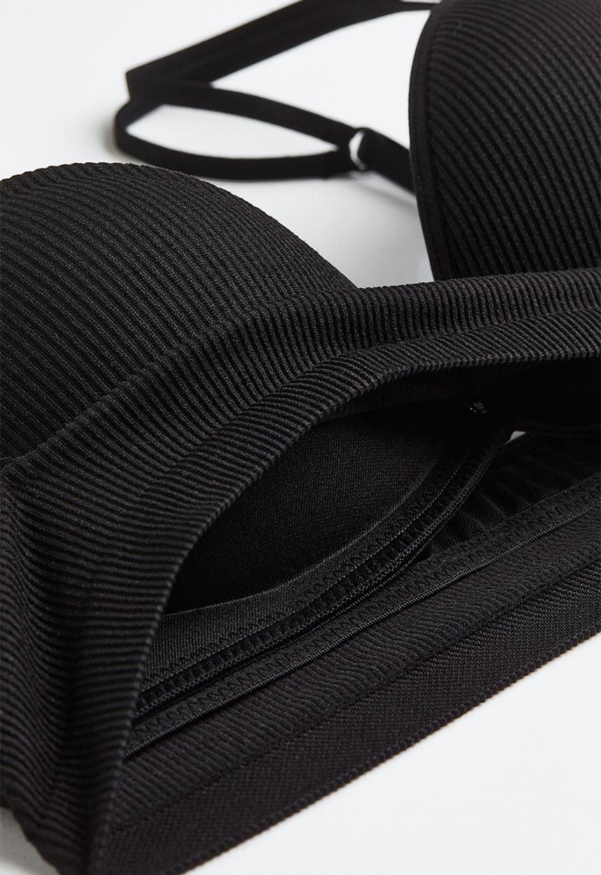 H&M - Seamless push-up bra - black