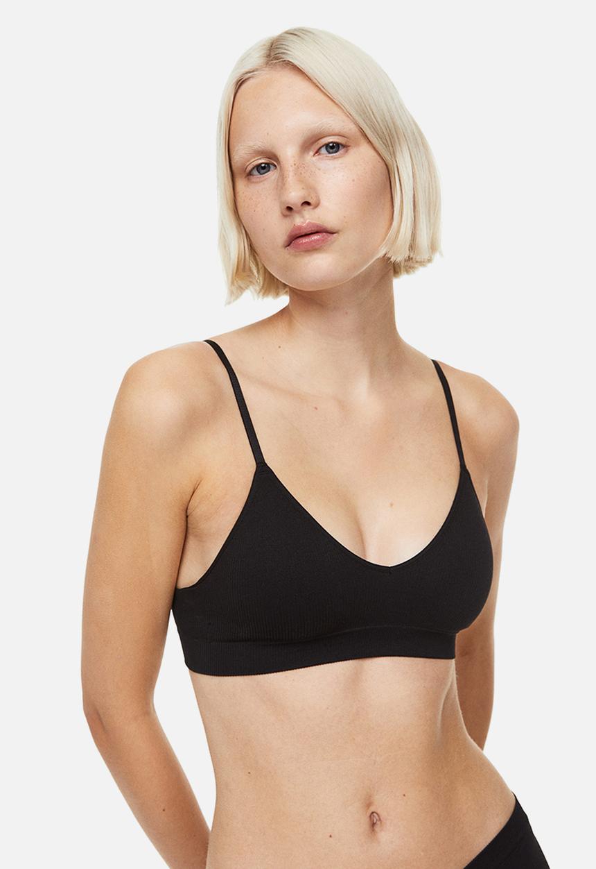 H&M - Padded bra - black