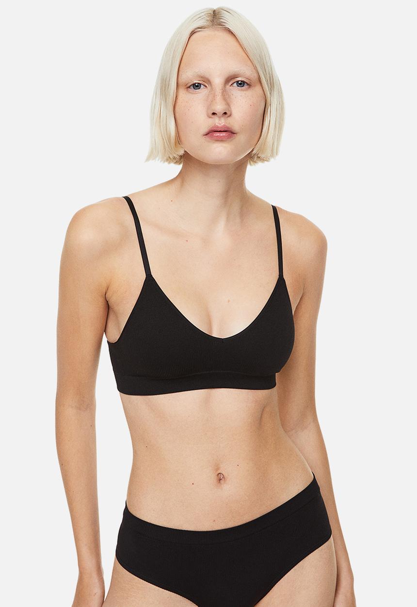 H&M - Padded bra - black