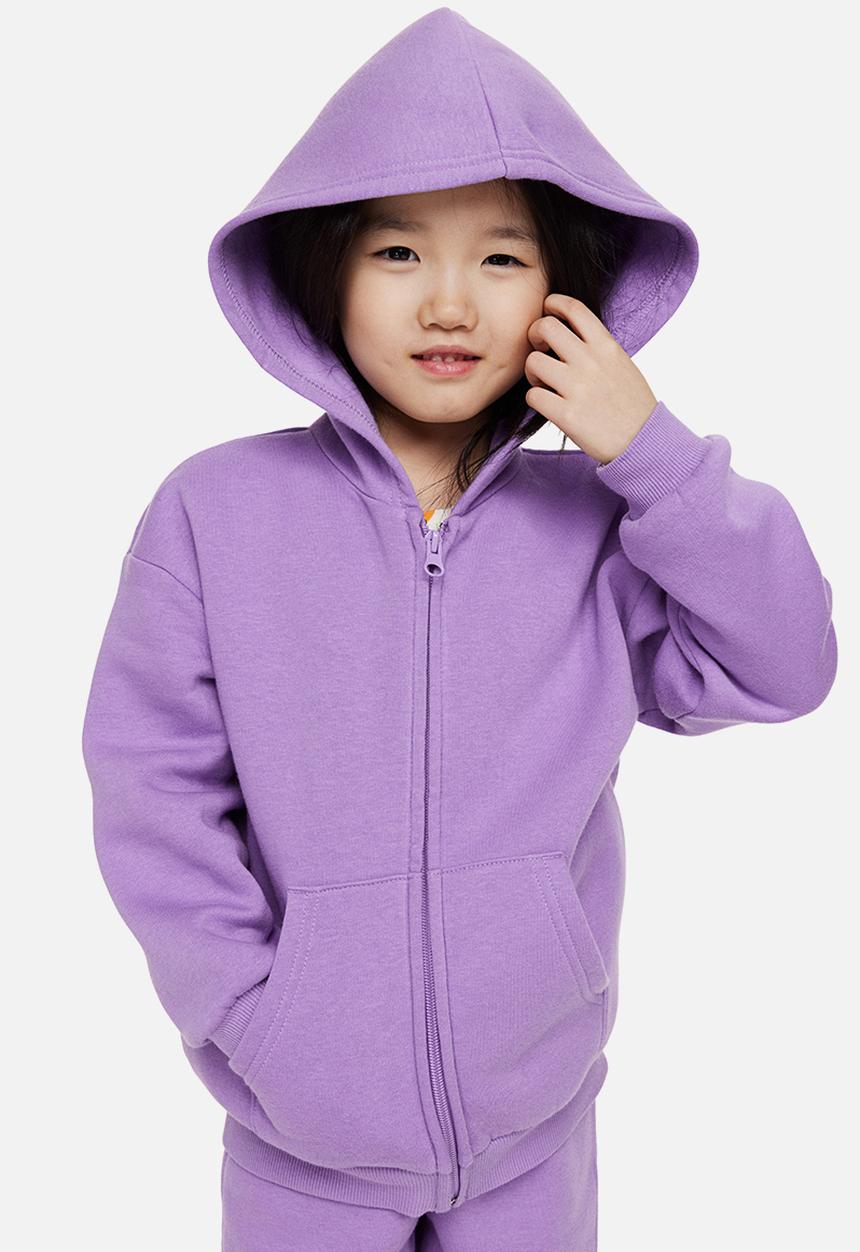 H&M - Zip-through hoodie - purple