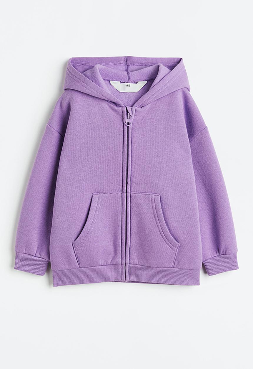 H&M - Zip-through hoodie - purple