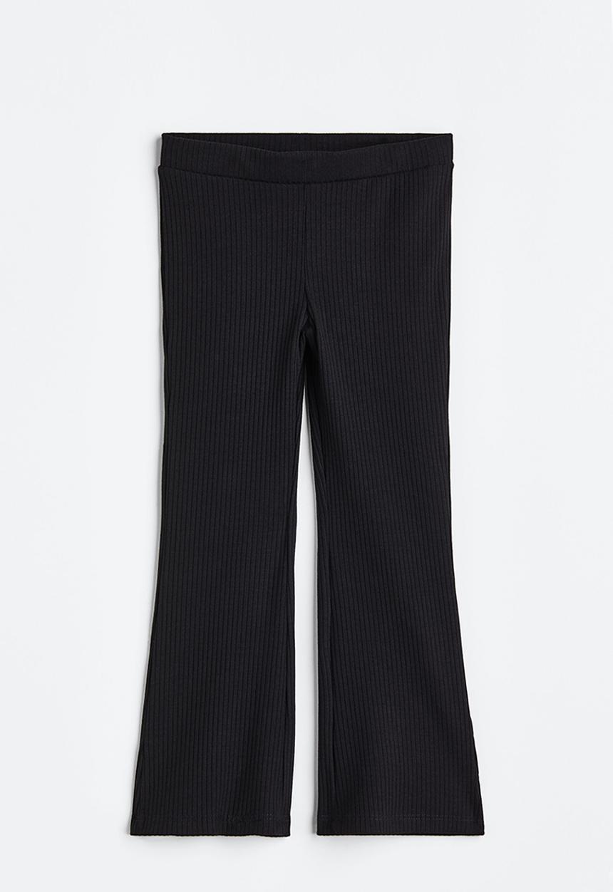 H&M - Flared leggings - black
