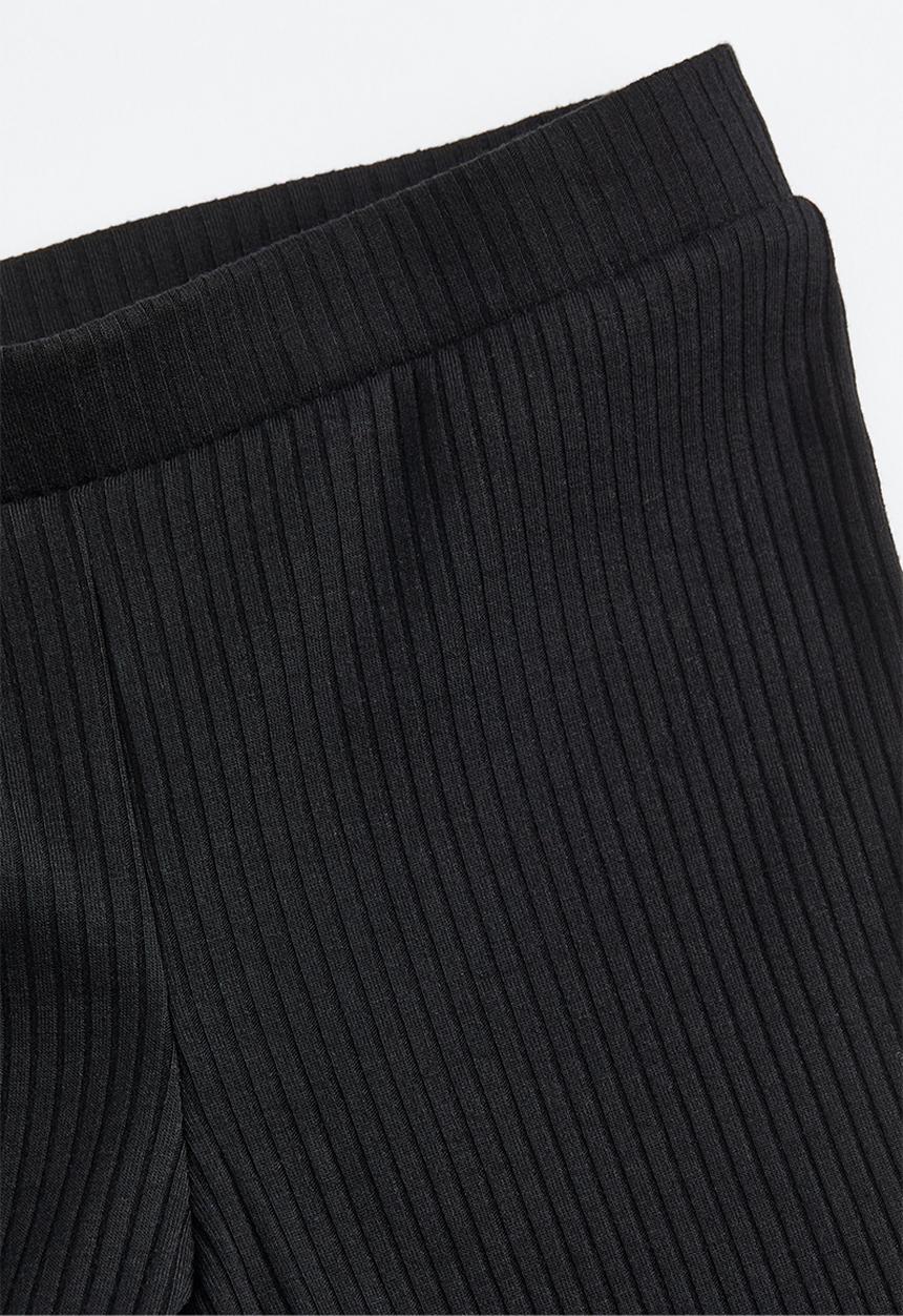 H&M - Flared leggings - black
