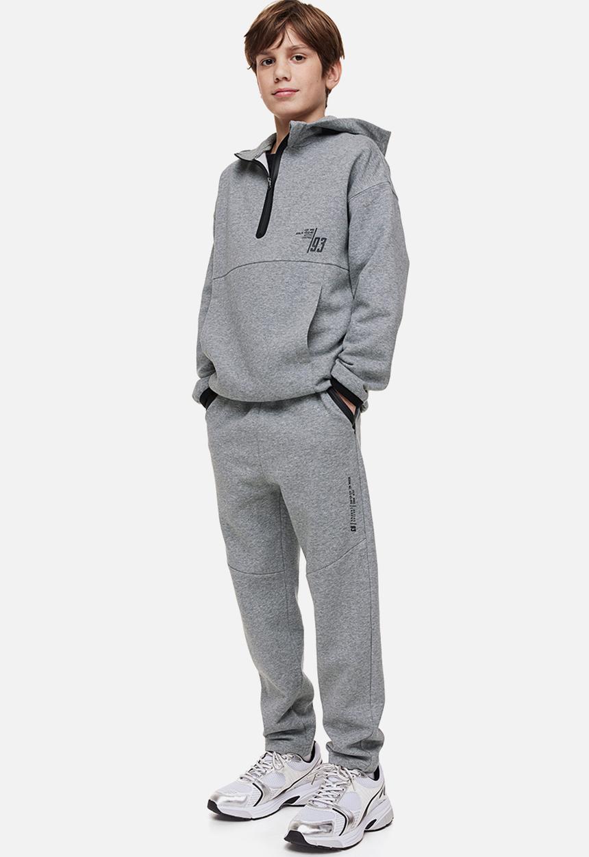 H&M - 2-piece sweatshirt set - grey marl