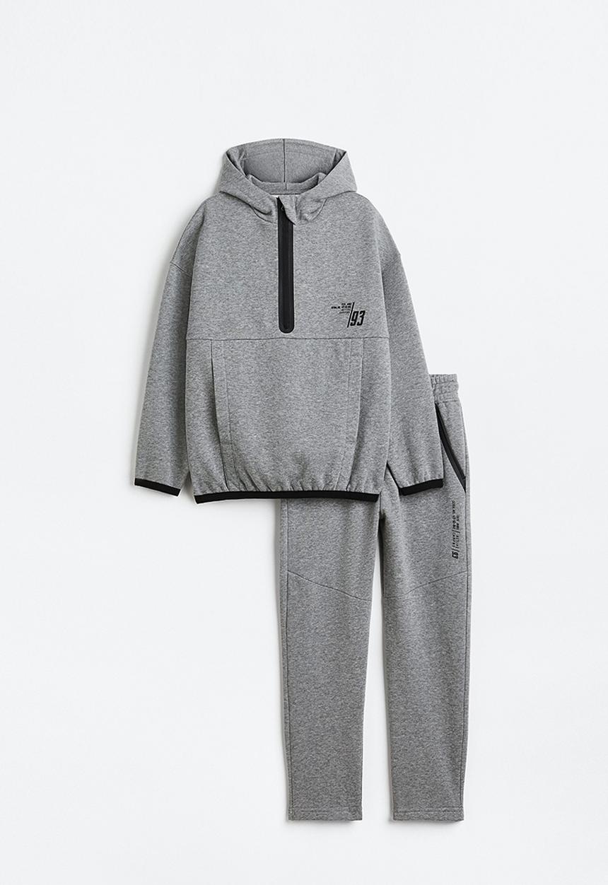 H&M - 2-piece sweatshirt set - grey marl