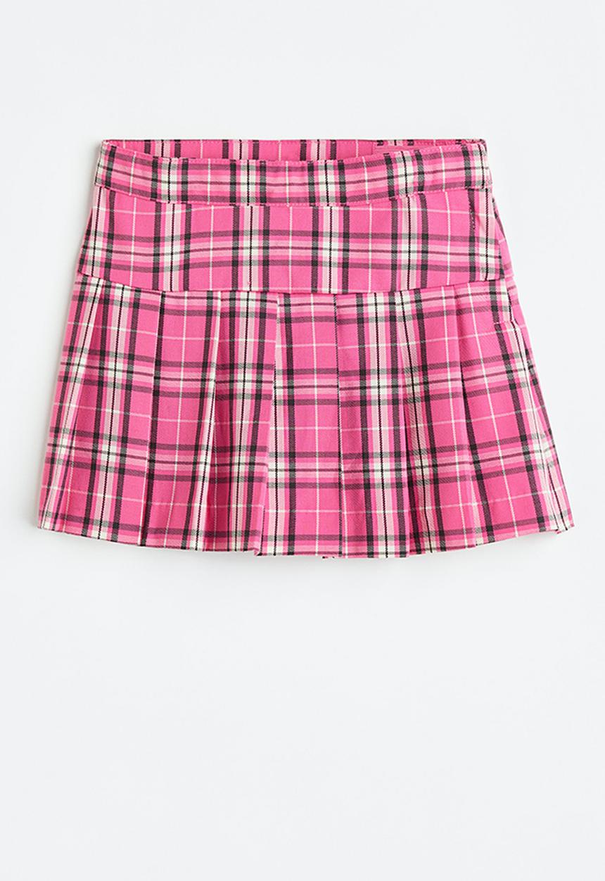 H&M - Twill skirt - multi,pink
