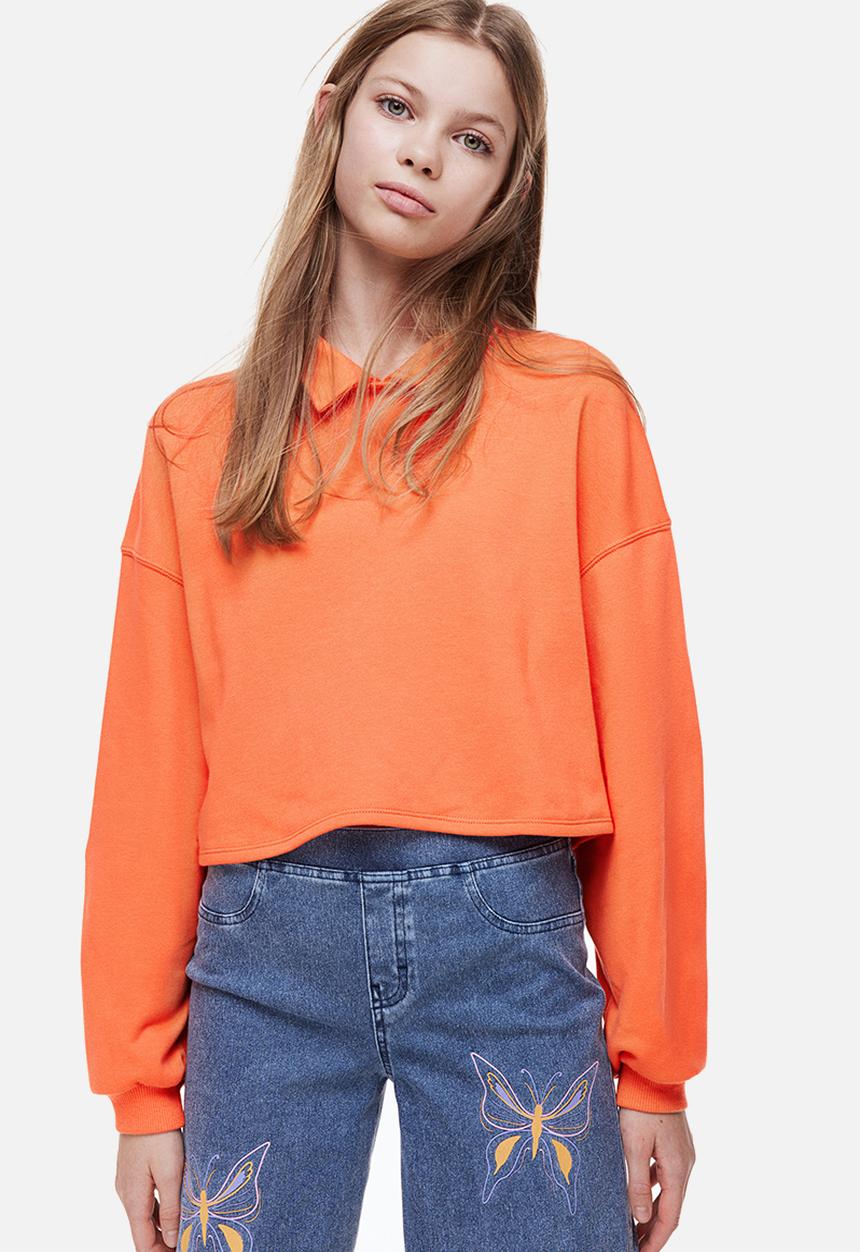 H&M - Boxy-style sweatshirt - orange