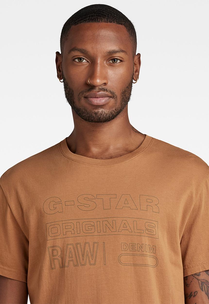 G-STAR - Originals r t compact jersey i o - chipmunk