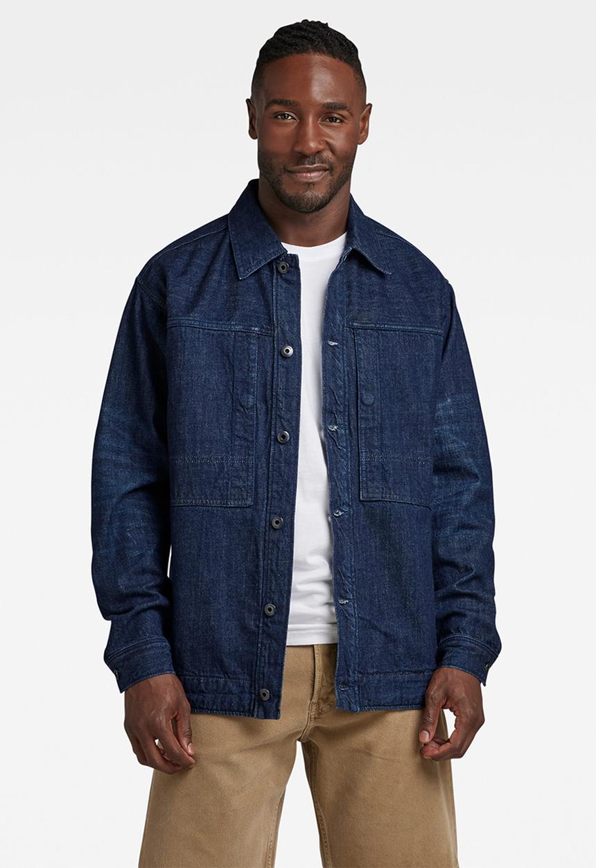 G-STAR - Us navy shanorak jondal denim r - worn in waterfront