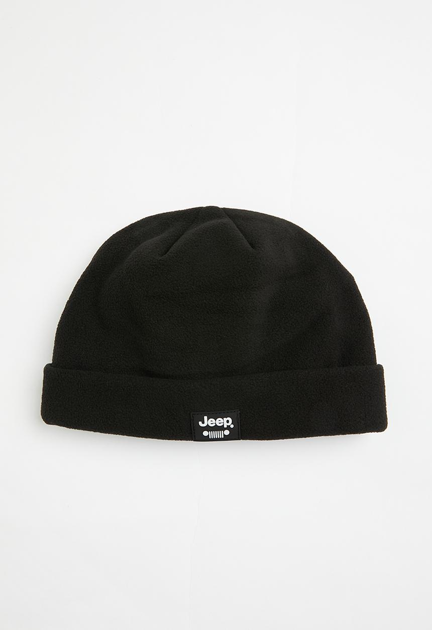 JEEP - Polar fleece beanie - black