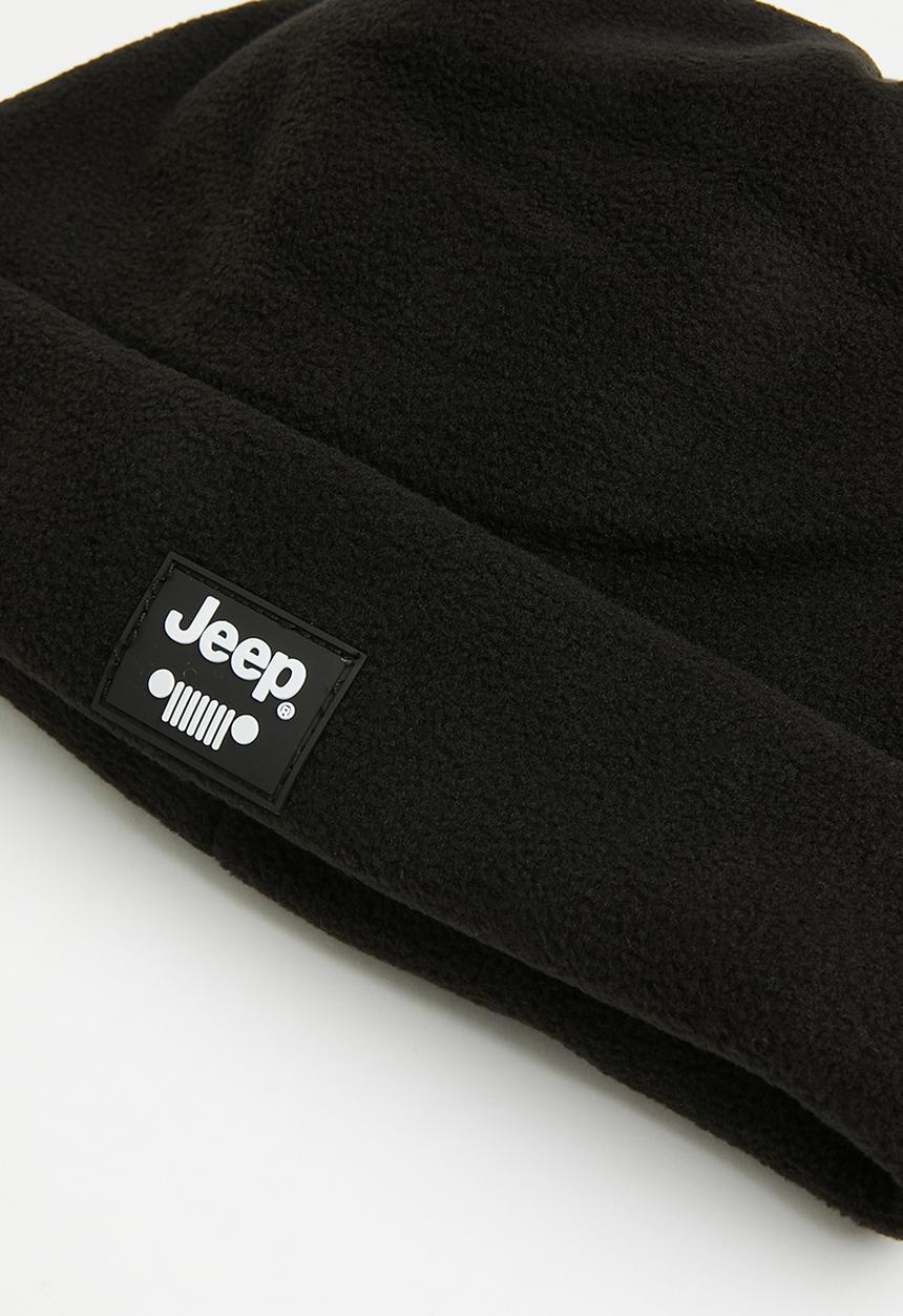 JEEP - Polar fleece beanie - black