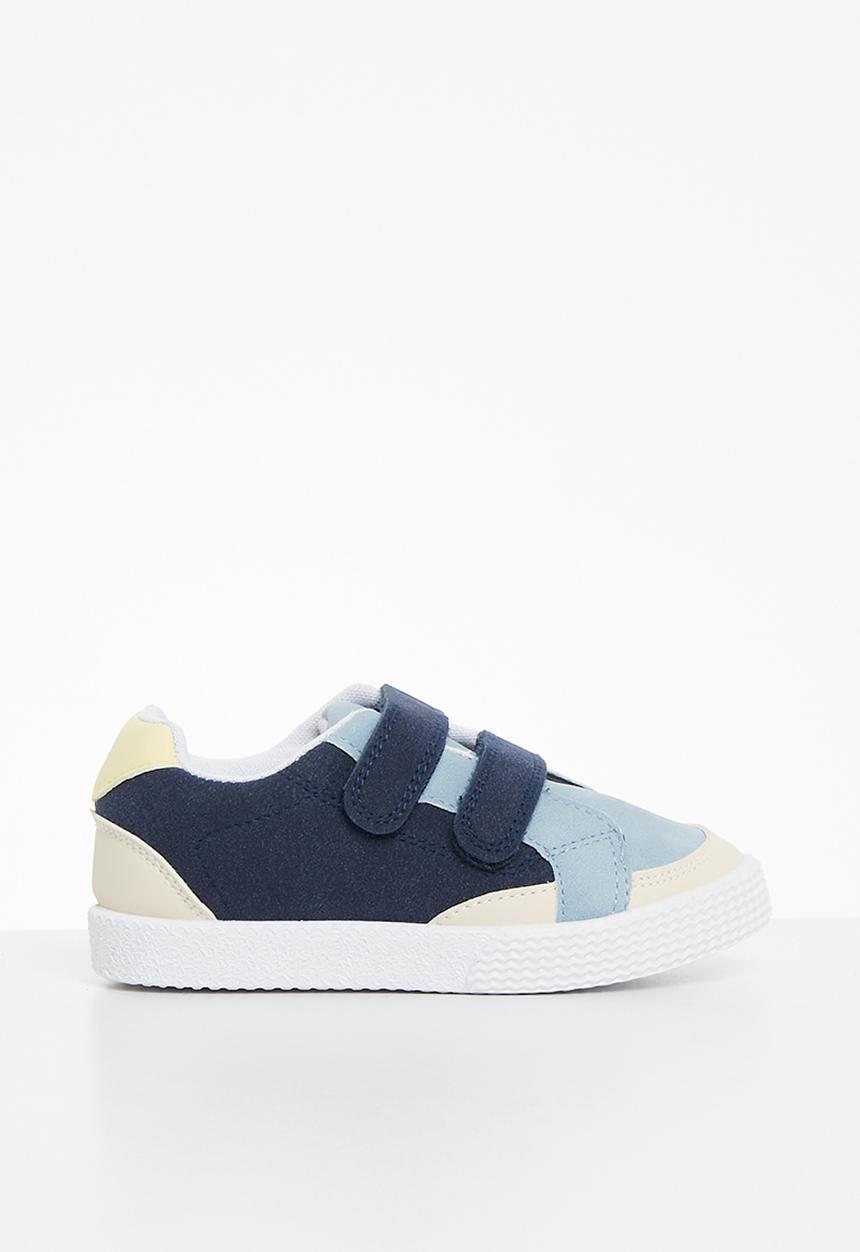 Cotton On - Darcy double strap trainer - blue/yellow