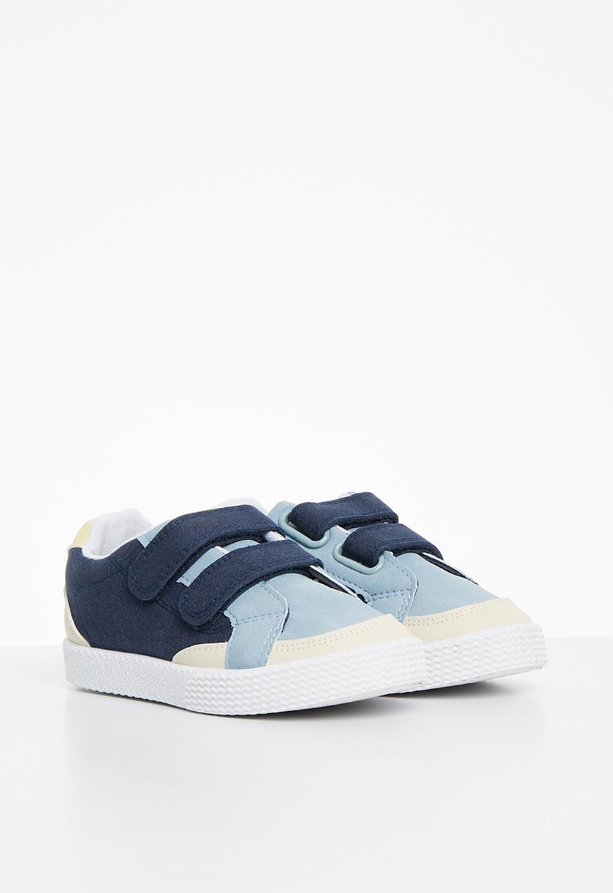 Cotton On - Darcy double strap trainer - blue/yellow