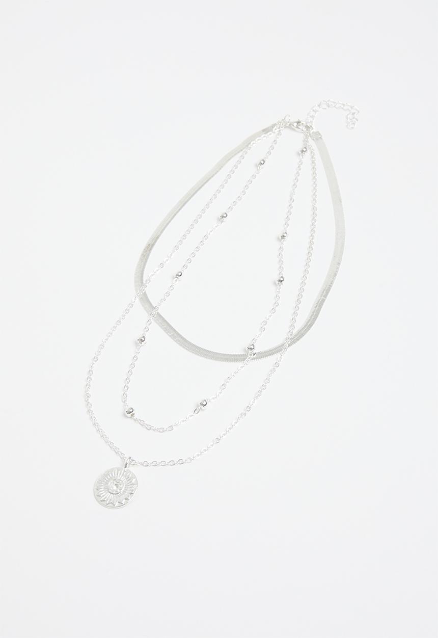 Superbalist - Piper layered necklace - silver