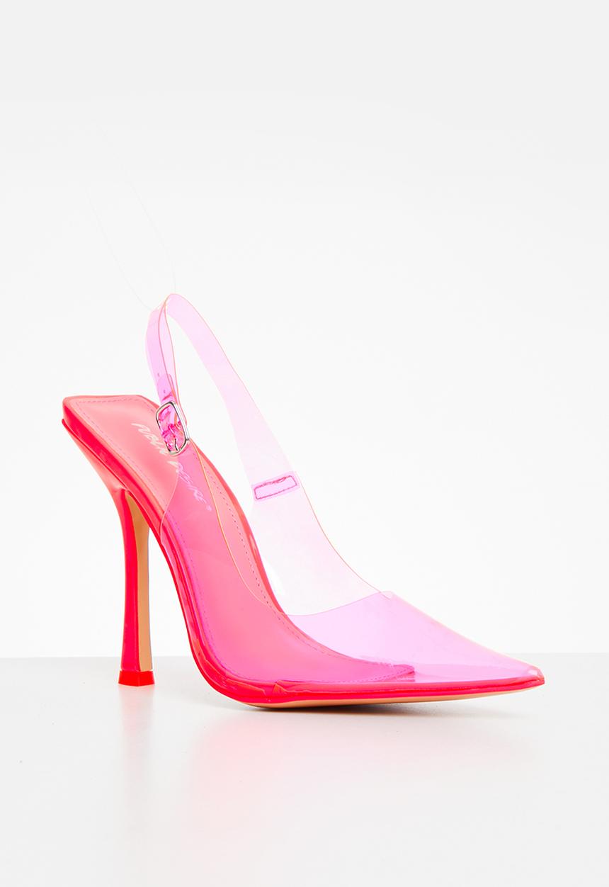 Public Desire - Infinity court heel - neon pink