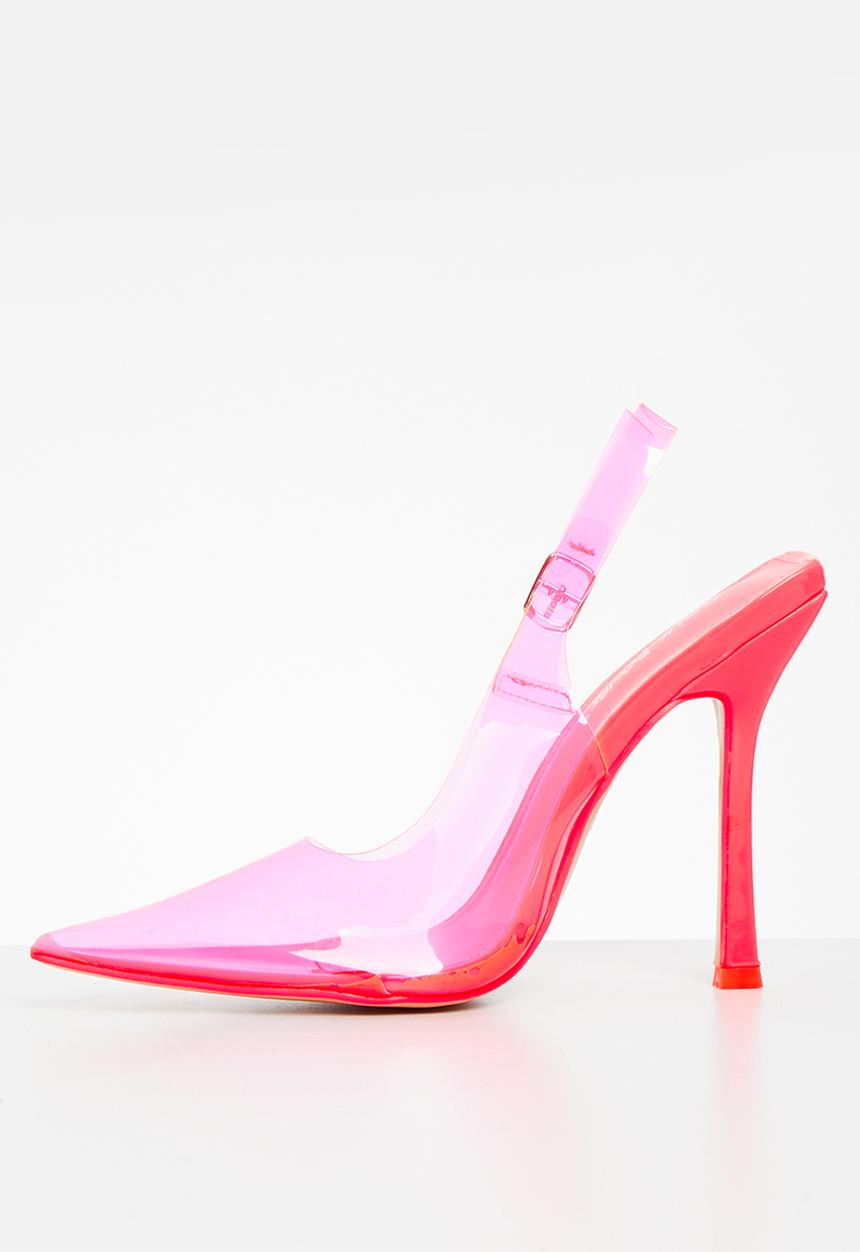 Public Desire - Infinity court heel - neon pink