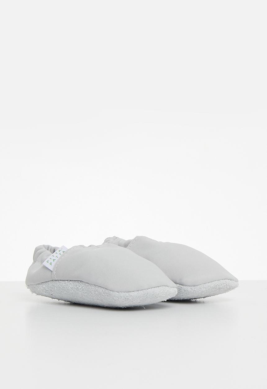 Pitta-Patta Shoes - Slipper softshell - light grey