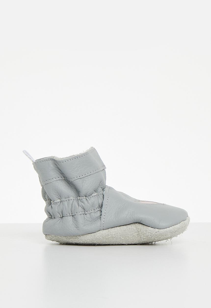 Pitta-Patta Shoes - Boot heart - light grey