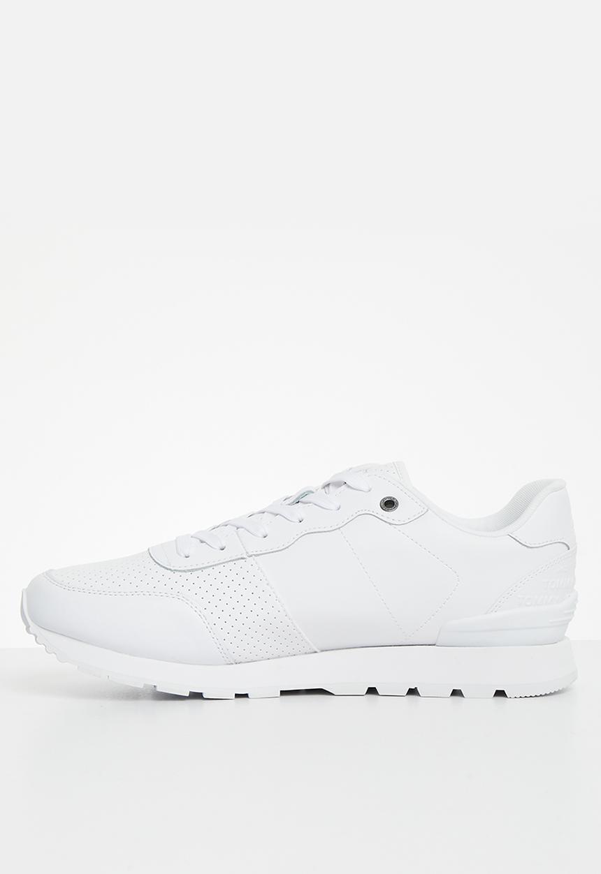 Tommy Hilfiger - Tommy jeans lifestyle leather runner - white