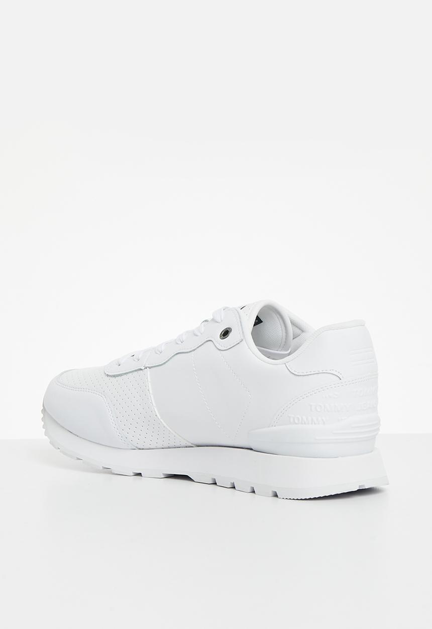 Tommy Hilfiger - Tommy jeans lifestyle leather runner - white
