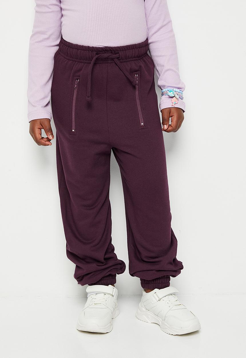 Pop Candy - Girls upstyled joggers - purple