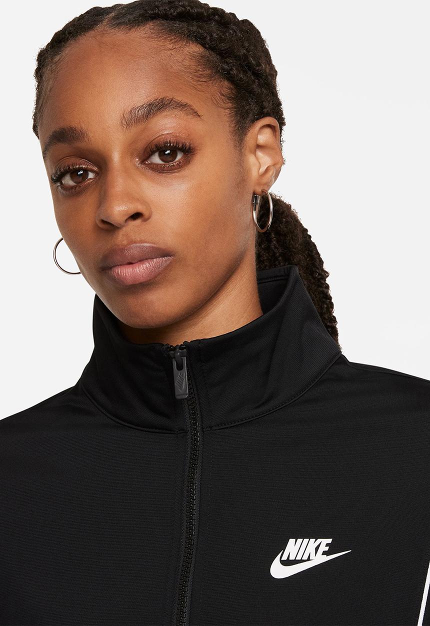 Nike - W nsw essntl pqe trk suit - black/white