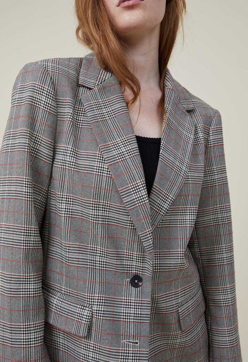 Cotton On - Jamie Blazer - Neutral Check
