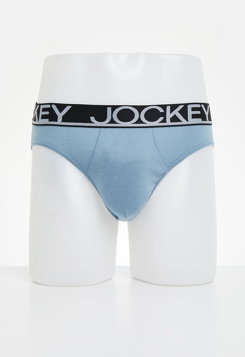 Jockey - 3+1 Pk Jockey plain brief - bright cobalt, cabernet, springlake, black