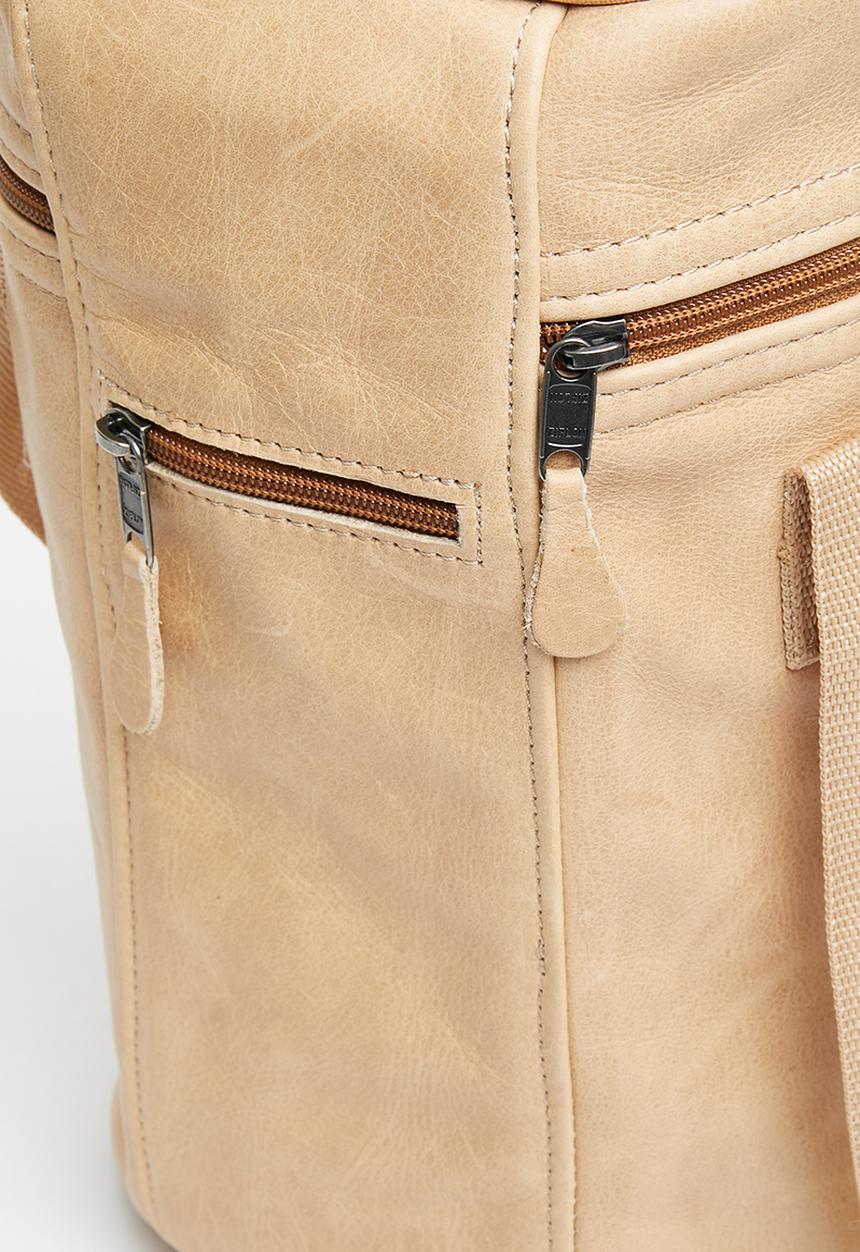 Thandana - Wine cooler double carry leather - hazelnut