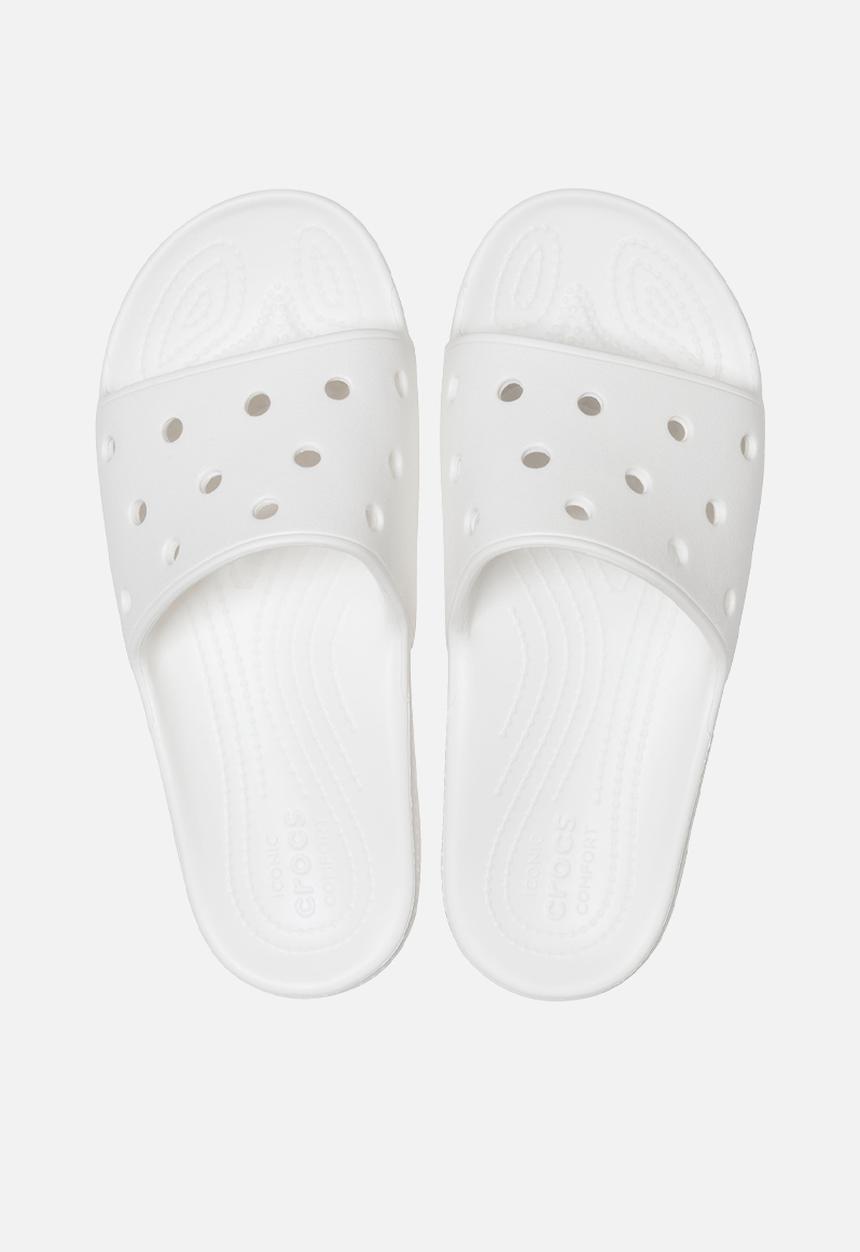 Crocs - Classic crocs slide sandal - white