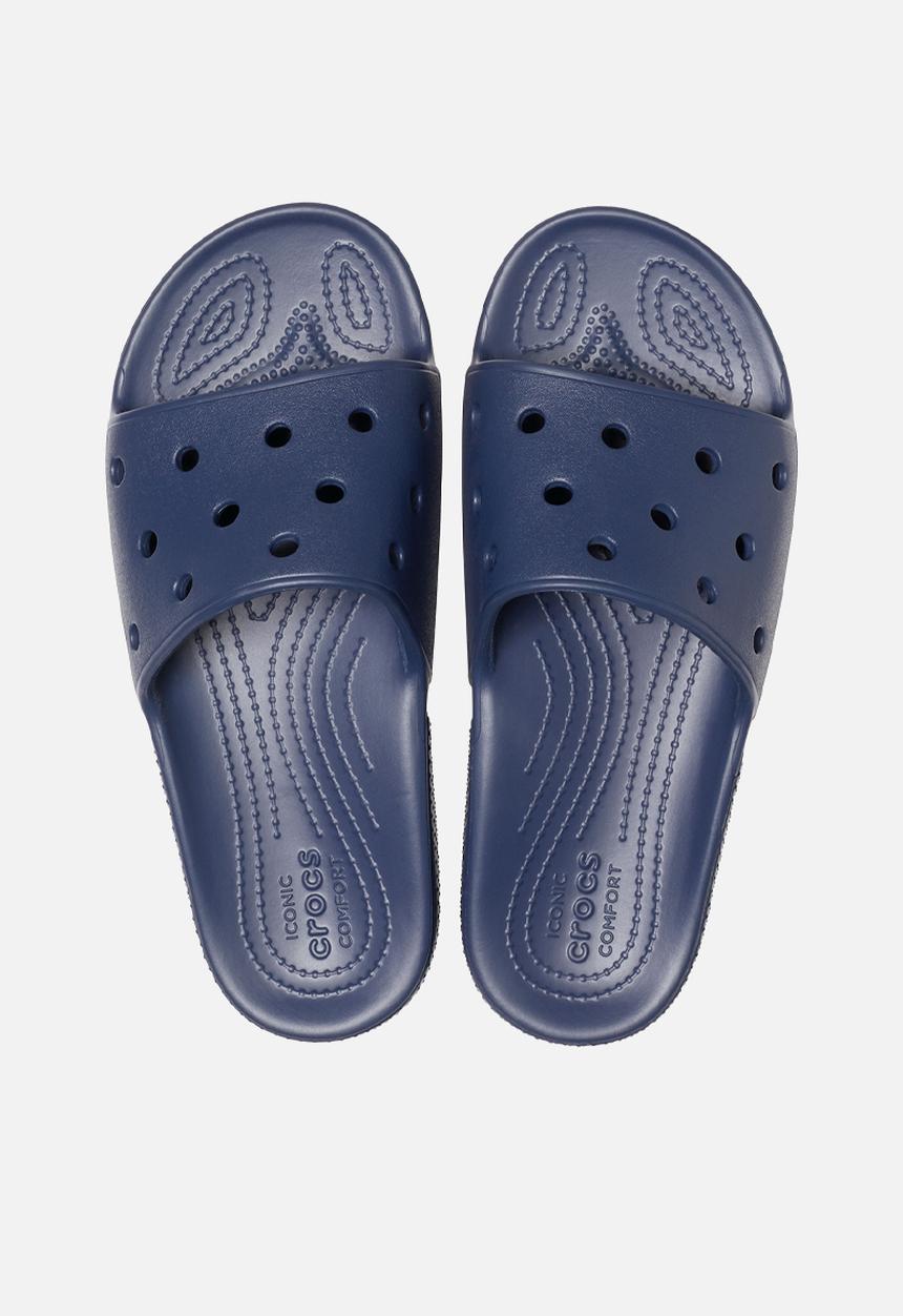 Crocs - Classic crocs slide sandal - navy.