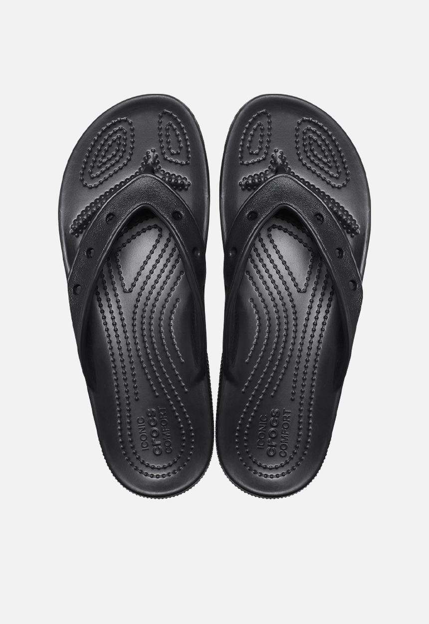 Crocs - Classic crocs flip sandal - black