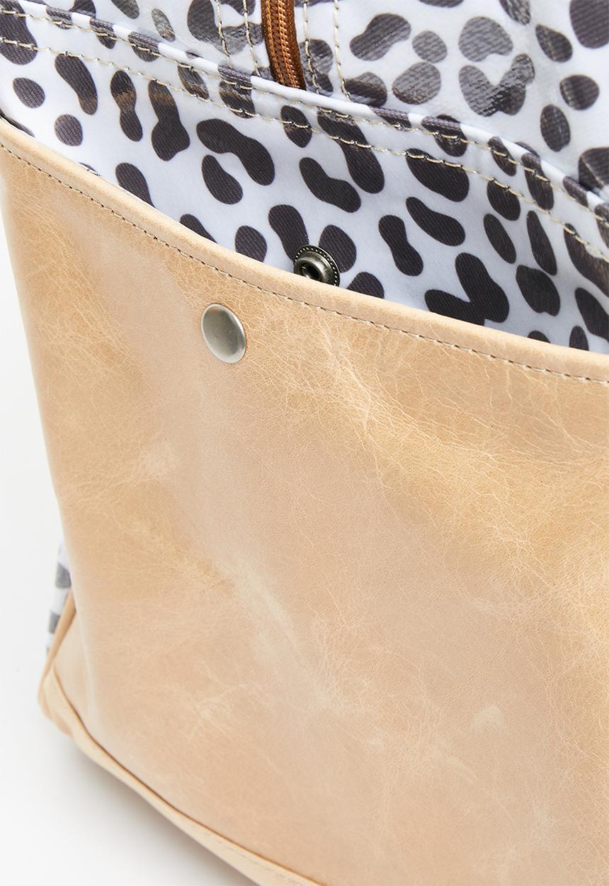 Thandana - Large Weekender - Cheetah White