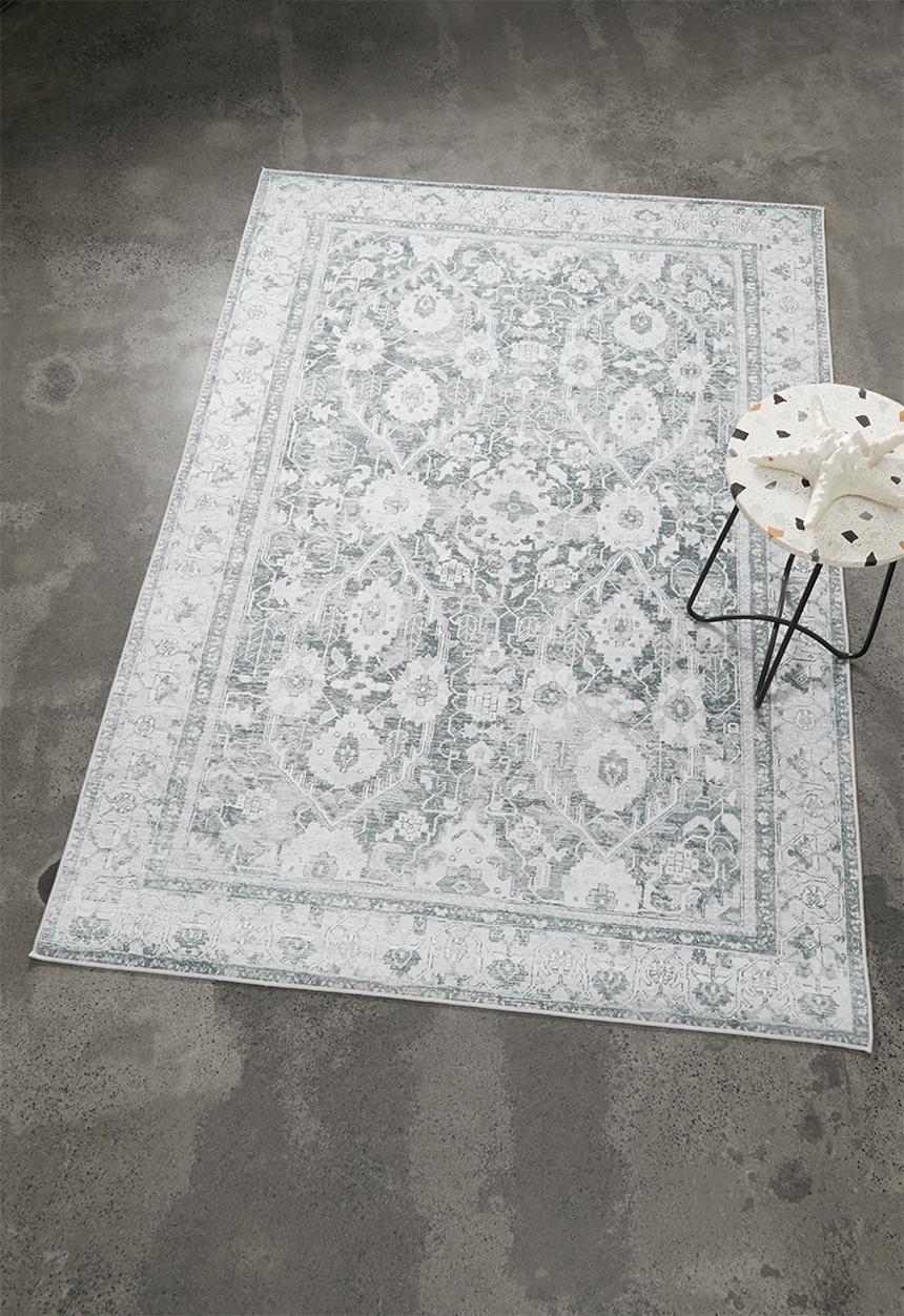 Sixth Floor - Brisbane printed rug - antique grey