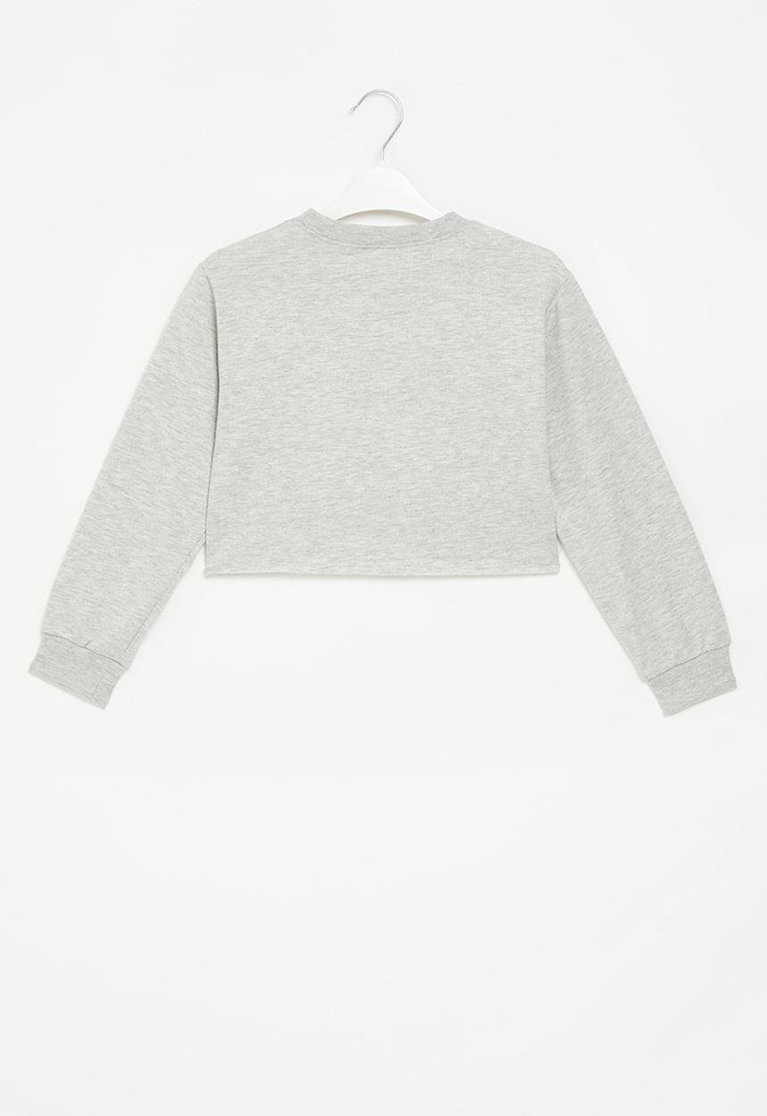 Pop Candy - Crop sweatshirt - grey