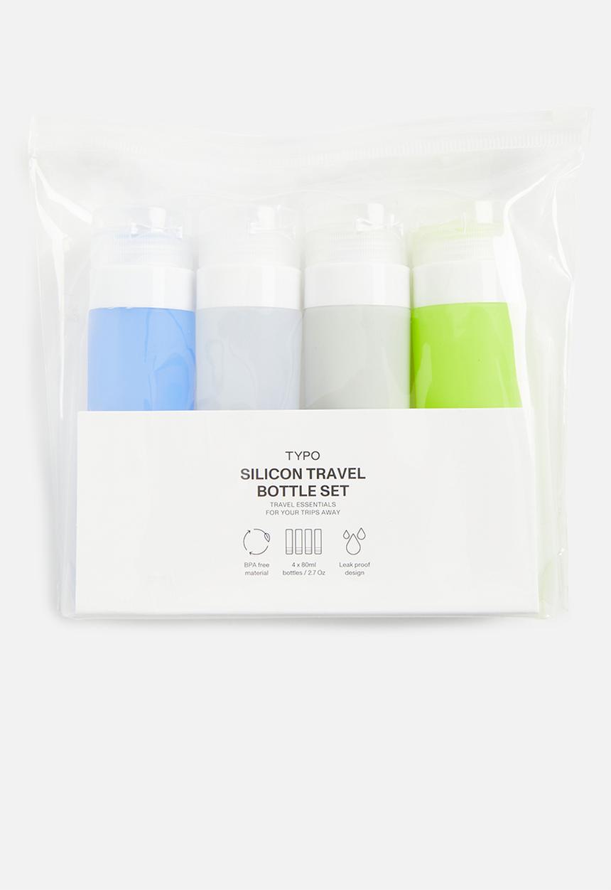Typo - Silicon travel bottle set - multi