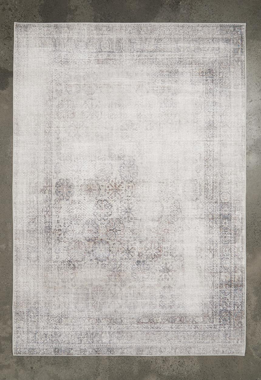 Sixth Floor - Brisbane printed rug - distressed beige