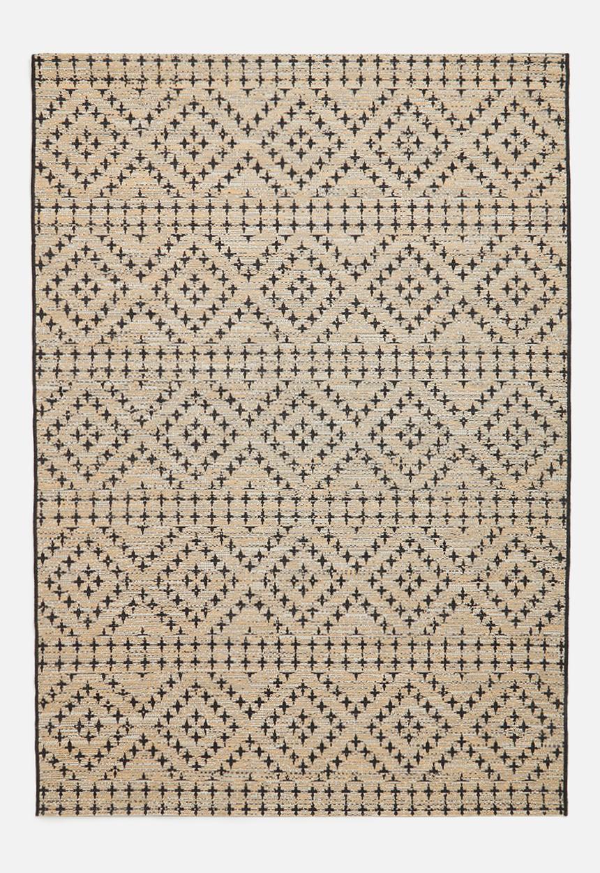 Jute Diamond Natural Rug