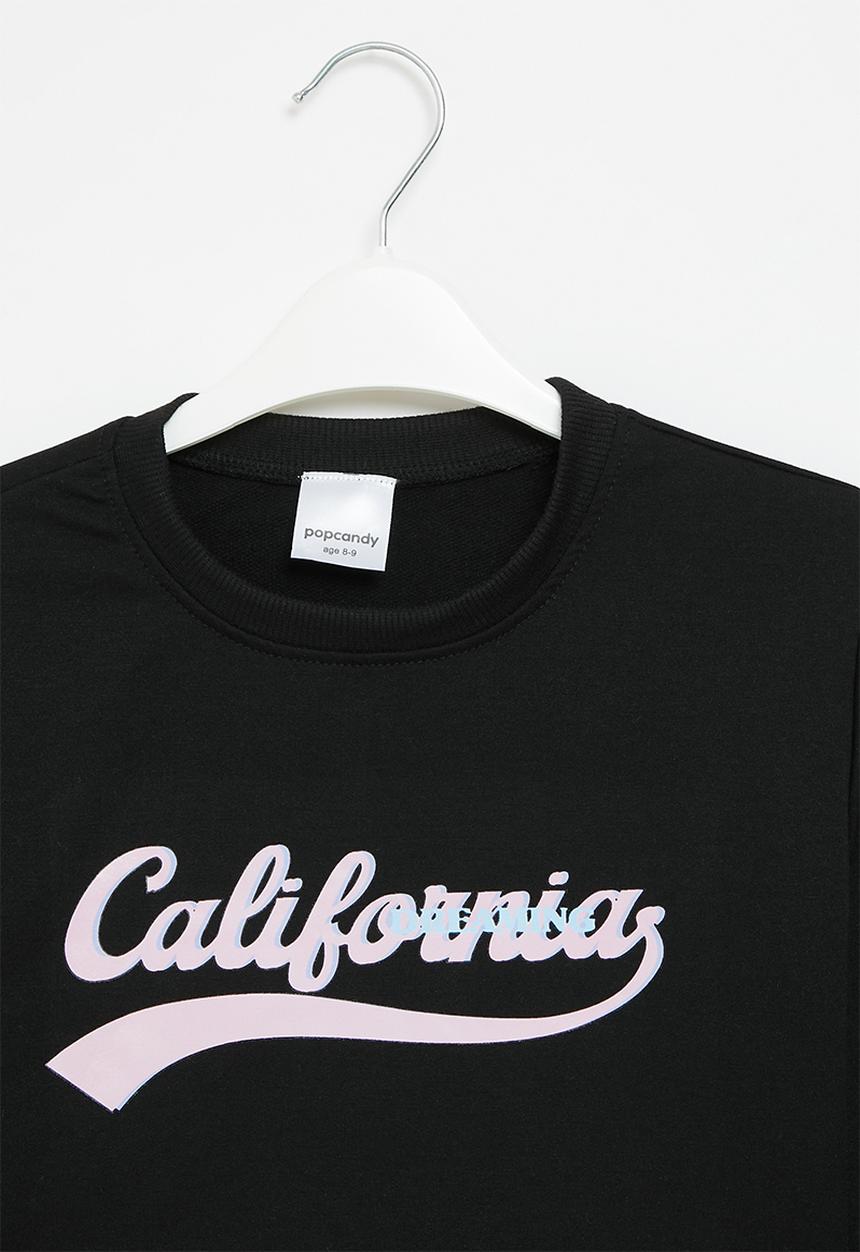 Pop Candy - Crop sweatshirt - black
