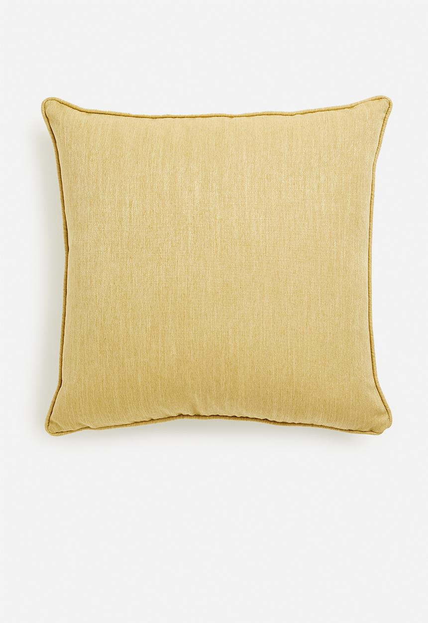 Hertex Fabrics - Milano 2 tone cushion cover- citron & crystal