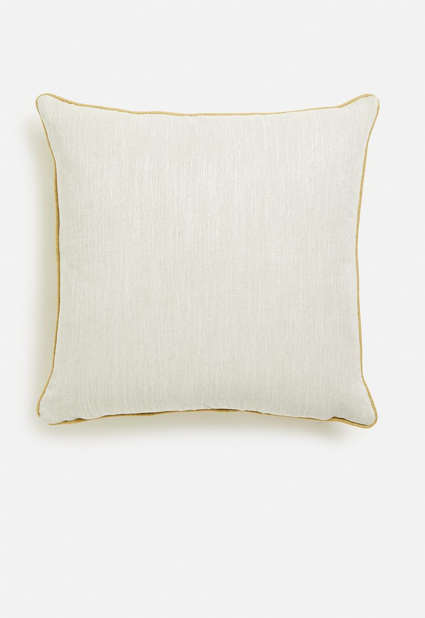 Hertex Fabrics - Milano 2 tone cushion cover- citron & crystal