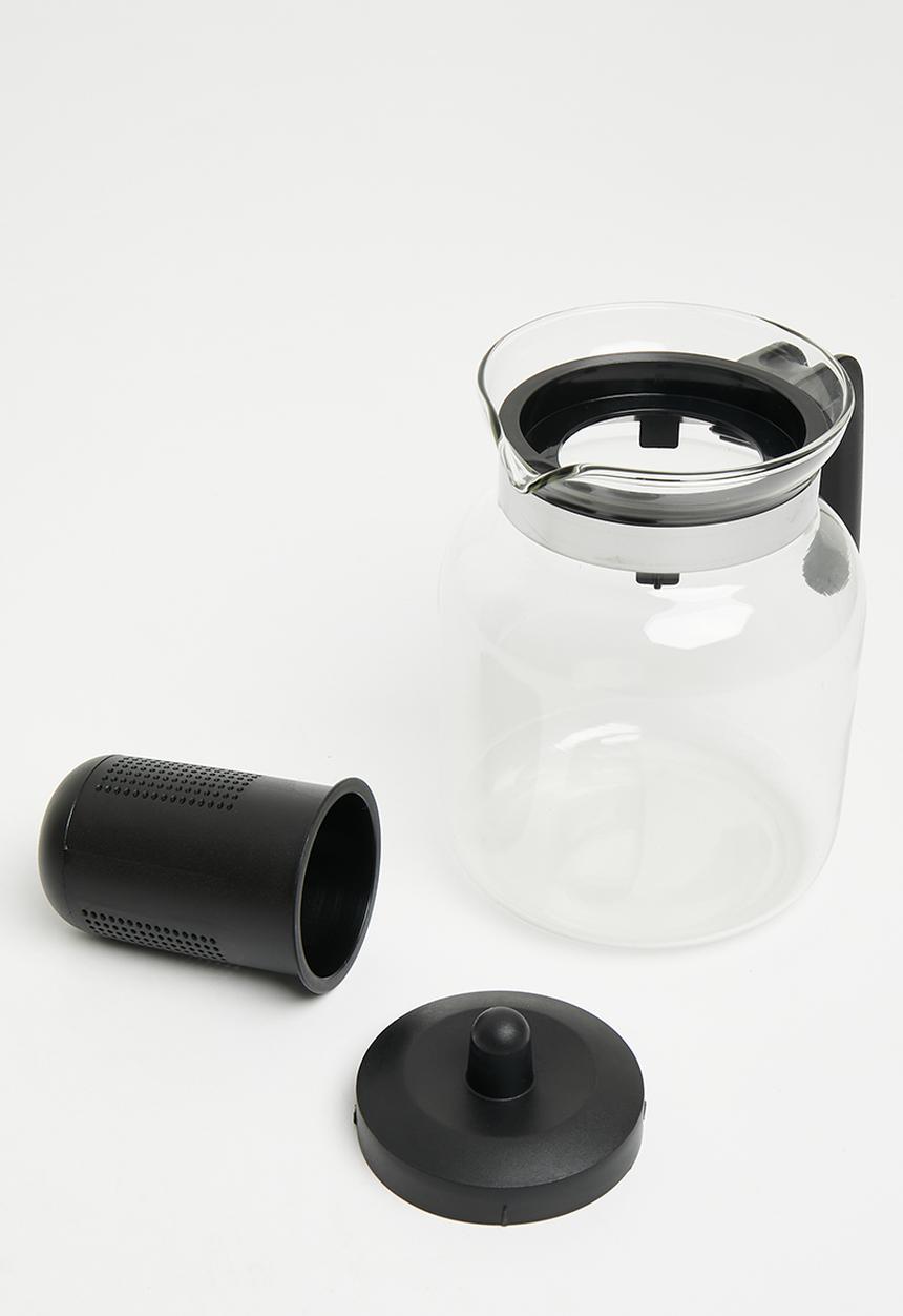 Excellent Houseware - Teapot with tea strainer - clear 