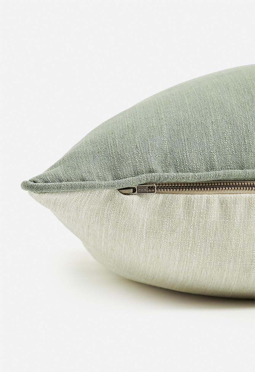 Hertex Haus - Milano 2 tone cushion cover- tide & crystal
